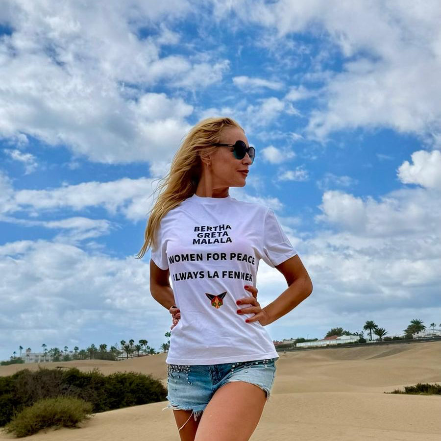 T-shirt Women for Peace - Bertha Von Suttner x Greta Thunberg x Malala Yousafzaï