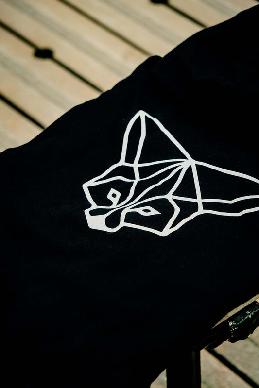 LA FENNEK Oversized Hoodie - BLACK SHINY HOODY ⭐