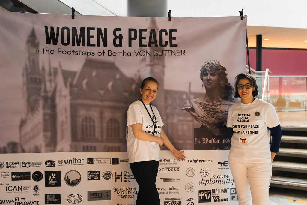 T-shirt Women for Peace - Bertha Von Suttner x Greta Thunberg x Malala Yousafzaï